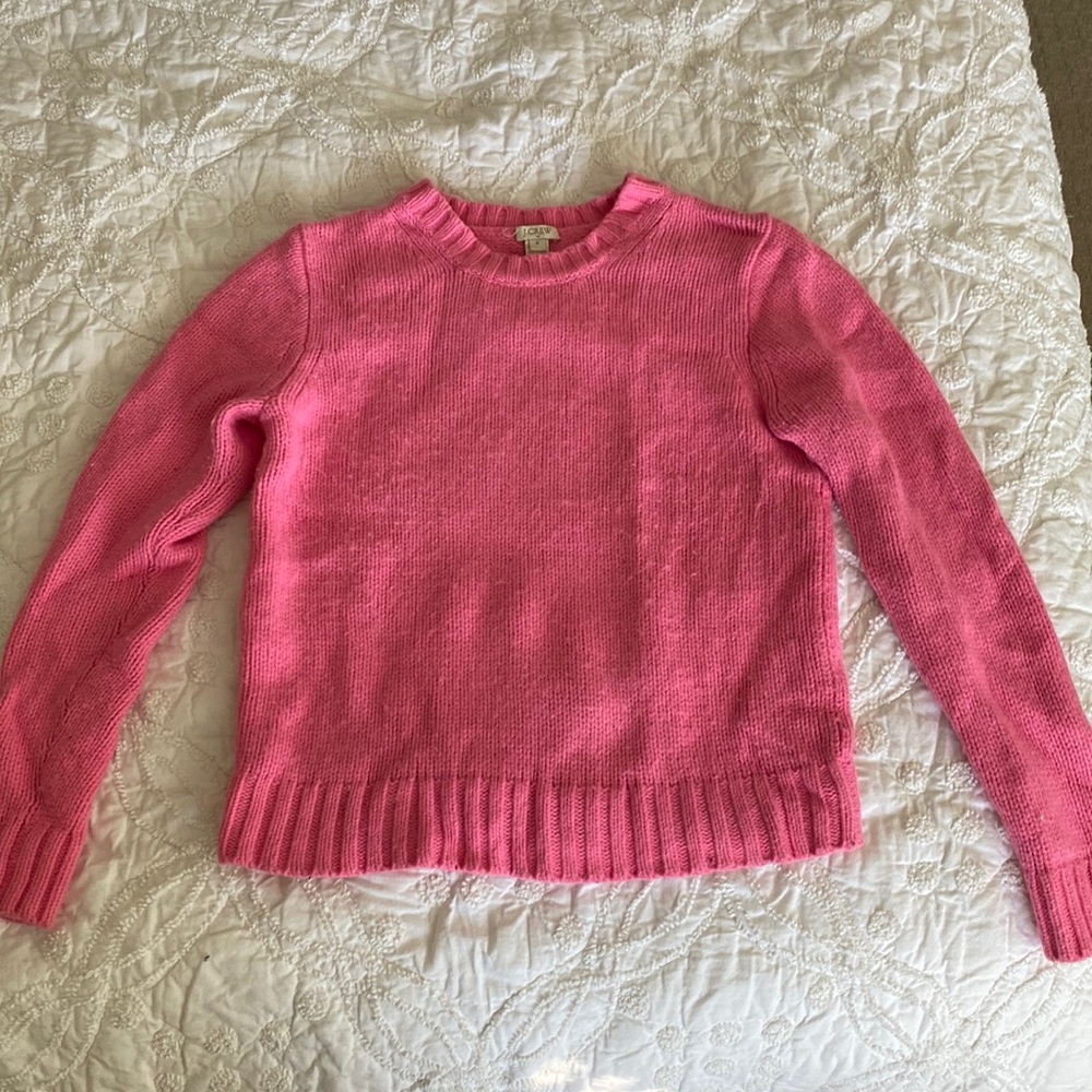 Hot Pink Jcrew Sweater